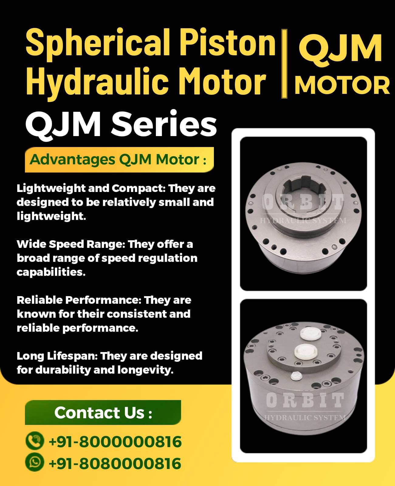 QJM Ball Piston Hydraulic Motor in Aurangabad Maharashtra India
