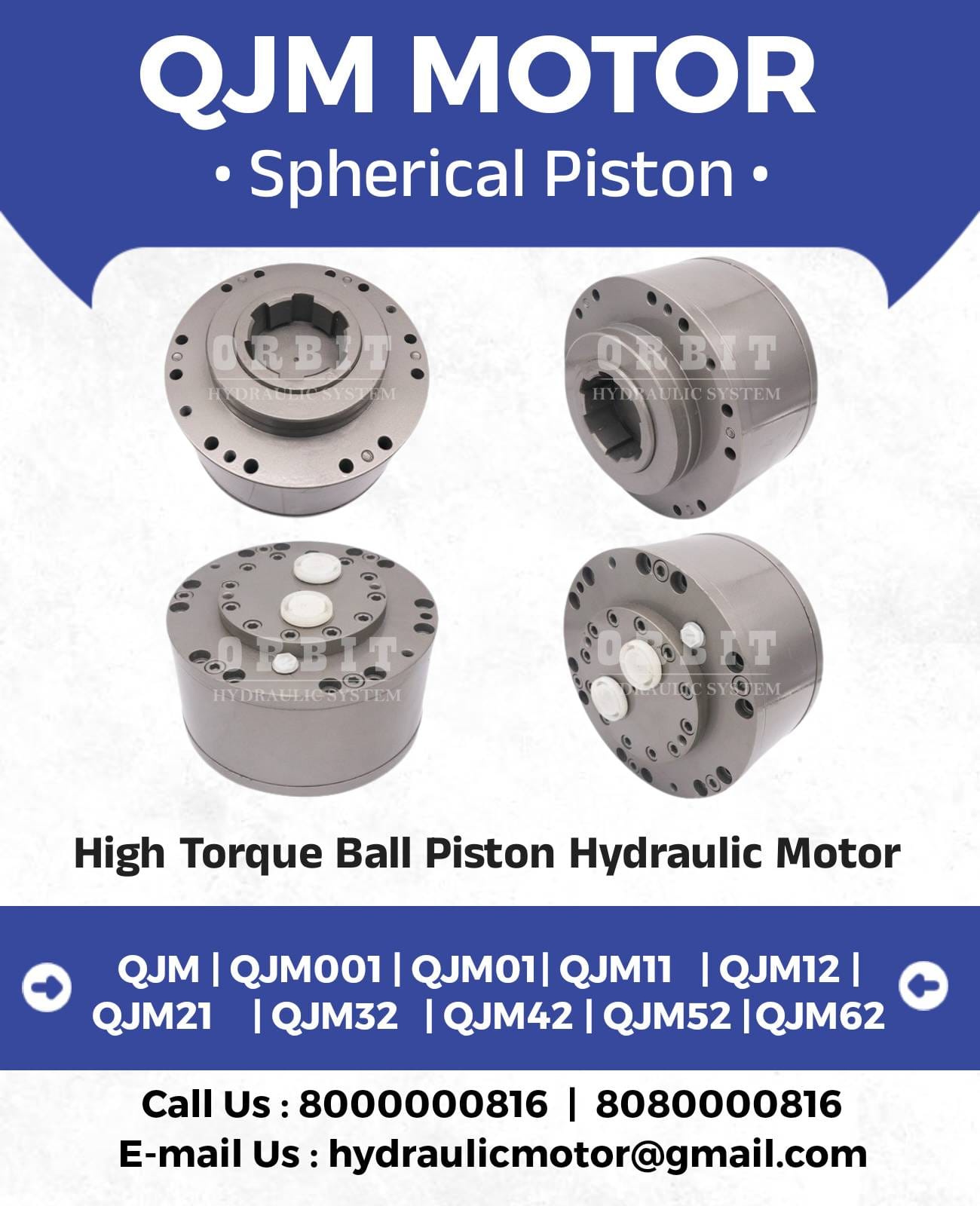QJM Hydraulic Motor in Dehradun Uttarakhand India